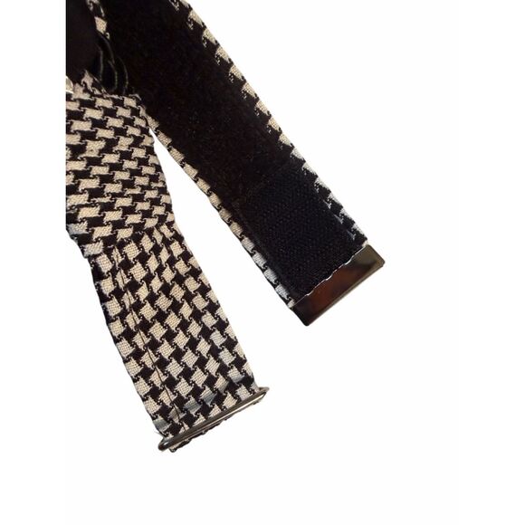 Women’s Braided Vintage Rope/Checkered Belt(Size Medium)